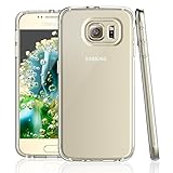 NEW'C Hülle für Samsung Galaxy S6 [Ultra transparent Silikon Gel TPU Soft] Cover Case Schutzhülle Kratzfeste mit Schock Absorption und Anti Scratch kompatibel Samsung Galaxy S6