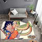 jinzhechukoumaoyi Design Teppiche, Superweicher Rutschfester Teppich, Anime Dragon Ball, Geeignet Für Wohnzimmer, Schlafzimmer, Flure. (E-1712) 40x60