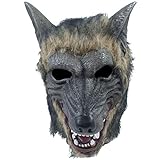 Wolfsmaske Maske Wolf Wolfmaske Vollmaske Tiermaske Fasching Karnevalsmask
