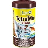 TetraMin Flakes - Fischfutter in Flockenform für alle Zierfische, ausgewogene Mischung für gesunde Fische und klares Wasser, 500 ml D