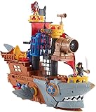 Fisher-Price Imaginext DHH61 - Pirates Haimaul-Piratenschiff, Spielzeug ab 3 J