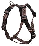 Feltmann Mopsgeschirr Hundegeschirr Soft Nylon, Uni Braun 7-13kg, 20