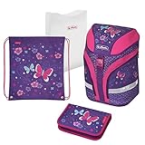 herlitz 50020348 Schulranzen Motion Plus Butterfly, 1 Stück