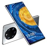 Mate50 RS+ 6,72 Zoll Smartphone, Full-Fit-Bildschirm Android 6.0 Handy, Gesichtserkennung Fingerabdruck-Entsperrung, 2GB+16GB, HD Dual Kamera 2MP+5MP, Hochwertiges Handy für Teens Geschenk(grau)