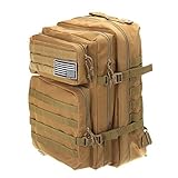 Body & Frame Rucksack, 45 l, groß, Militär-Stil, taktischer Rucksack, Camping, Reiserucksack, Wandertasche (Farbe: ACU)