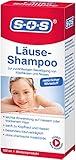 SOS Läuse-Shampoo, zuverlässige Befreiung von Kopfläusen und Nissen, besonders hautverträgliches Läuse Shampoo mit kurzer Einwirkzeit und natürlichem Wirkstoff, 1 x 100