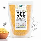 Labelnorme - Bio Bienenwachs Gelb Nuggets 1000g - Reine und natürliche Qualität für Kerzen Seifen Haarentfernung Kosmetik Leder Cremes und Lippenbalsam - Superior Manufacturing G