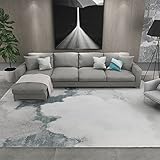 Hochflor Teppich Wohnzimmerteppich Grau Blau Nordisch Geometrisch Shaggy Bereich Teppiche für Schlafzimmer Sofa Boden Home Decorator Teppiche Spielen Teppich Matte Teppich 60x110