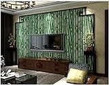 Vliestapete Neuer Chinesischer Stil Tapete Moderne Minimalistische Mode Design Wandtapete 3D Tapete für Wohnzimmer, Schlafzimmer und Tv Hintergrund, Grün 9,5X0,53 M