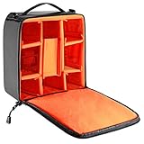 Neewer® Wasserdicht Stoßfest Flexible Partition Kamera Gepolsterte Tasche SLR DSLR einfügen Schutz Top Griff Tasche für spiegellose Kameras und Objektive, Blitzlicht, Radio-Auslöser, Akku und Ladegerät, Kabel und andere Kamera-Zubehö