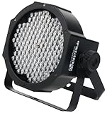 Showlite FLP-144 Flatline Panel LED Scheinwerfer (PAR Strahler, Discolicht, Bühnenbeleuchtung, Lampe, 144 LED/RBG mixing, Anschlüsse: DMX In/Out, 6 DMX Modi)