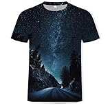 Lustige Unisex Herren 3D Gedruckte T-Shirts Casual Tops Tees Coole Kurzarm Für Teen Boys Girls-T581_XXXL