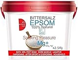 Bittersalz ● Epsom Salz Baden Soaking Pleasure ● Apothekenqualität für Ihre Gesundheit, bleumarine Bretania 2.5 kg