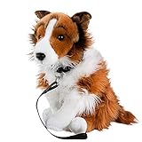 Teddys Rothenburg Langhaar Collie mit Blesse sitzend 35 cm Kuscheltier Hund by Uni-Toy