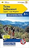 Ticino Sottoceneri, Lugano-Lago Maggiore: Wanderkarte Nr. 29, Massstab 1:60 000, waterproof, Free Map on Smartphone included (Kümmerly+Frey ... Maggiore. Free Map on Smartp