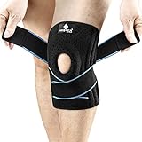 NEENCA Kniestütze mit Patella Gel Pads & Feder Seitenstabilisatoren ,Kniebandage für Knieschmerz,Geschwollen,Meniskusriss, Arthritis, Gelenkschmerzlinderung, ACL,PCL,MCL, Erholung-4 Sizes.ACE-54