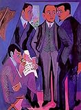 Maler Portrait Ernst Ludwig Kirchner DIY Ölgemälde Kits Malen nach Zahlen Leinwand Dekoration Geschenk