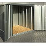 Materialcontainer Lagercontainer Schnellbaucontainer 210cm x 210cm x 210cm mit Kranösen und Doppelflügeltür Industrie Q