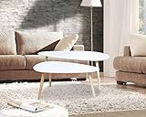 Happy Home Couchtisch-Set HWC01-WEI weiß