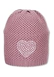 Sterntaler Baby-Mädchen Strickmütze Herz Mütze, Rosa, 47