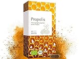 MEDICOM Bio Propolis Kapseln • biozertifiziert mit 400 mg gereinigter Bio Propolis pro Kapsel • reine Bienenkraft - 60 Stk