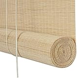 GZGLZDQ Retro Bamboo Rollos Schattierung Sonnenschirm Heben Fensterläden Für Indoor/Outdoor/Garten Privatsphäre Partition Dekoration, Mehrere Spezifikationen Verfügbar (Größe : 130x300cm/51x118in)