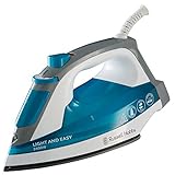 Russell Hobbs 23590-56 Dampfbügeleisen Light & Easy, 2400 Watt, antihaftbeschichtete Bügelsohle, automatischer Dampf, blau/weiß