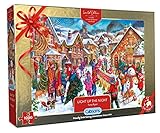 Weihnachten 2021 Limited Edition 1000 Teile Puzzle - Light Up The Night | Nachhaltiges Puzzle für Erwachsene | Tolles Geschenk für Erwachsene | Gibsons Sp