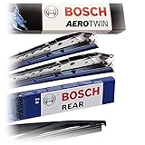 Set Bosch Wischer Wischerblatt Wischerblätter Scheibenwischer Scheibenwischerblätter Aerotwin Multi-Clip AM461S + Heckwischer Heckwischerblatt Heckscheibenwischer H306