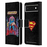 Head Case Designs Offizielle Superman DC Comics Crisis On Infinite Earths Behruemte Comic Bucheinbaende Leder Brieftaschen Handyhülle Hülle Huelle kompatibel mit Google Pixel 6