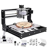 3018 Pro CNC Fräsmaschine Laser Engraving Machine，TOPQSC GRBL Steuerrouter DIY Kit 3 Achsen Kunststoff Acryl PVC Holzschnitzerei 300x180x45mm Mit Offline C