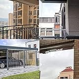 AIPING Jalousien Büro-Badezimmer-Rollo Jalousien, Hausbüro Sonnenschirme, transparente Vinylwasserdichte Vorhänge, Badezimmer, Küche und Outdoor-Rollo Jalousien/Jalousien 100 cm / 110 cm b