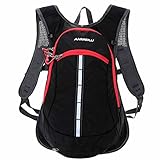 Lixada Fahrradrucksack 15L, Damen Herren Leichter Kleiner Tagesrucksack Wasserdicht Wanderrucksack