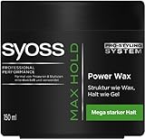 Syoss Max Hold Power Wax, 1er Pack (1 x 150 ml)