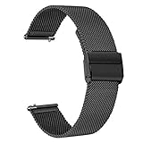 TRUMiRR Armband Kompatibel mit Amazfit GTR 47mm Armband/Samsung Galaxy Watch 3 45mm Armband, 22mm Edelstahl Armband Metall Uhrenarmband für Amazfit GTR 47mm/Galaxy Watch3 45mm/Huawei GT 2 Pro/GT 2