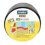 mako Sockelleiste selbstklebend 45mm x 5m, schw