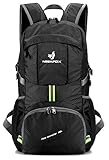 NEEKFOX Leichte Packable Reiserucksack Wanderrucksack, Tagesrucksack, 35L Faltbare Camping Rucksack, Utra leicht Outdoor Sport Rucksack