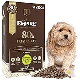 Empire Special Hundefutter Trocken - 7kg - 14x500g - Senior - Kastrierte Hunde - Getreidefrei - Alle Rassen - 80% Frisches Fleisch - Hypoallergen - Glutenfrei - 100% Natü