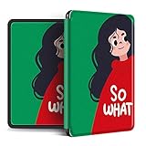 YMXCNM Hülle Für Kindle, Case Fit All New Kindle 2019 Version 2018 Paperwhite 4 10Th Generation Silicon Magnetic Smart Soft Case Für Kindle E-Book, Cartoon-Paar, Style A, Für J9G29R