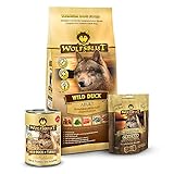 Wolfsblut - Wild Duck Trockenfutter Mixpaket 2 kg + 395g + 225g - Trockenfutter - Hundefutter - Getreidefrei - Probierpak