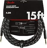 Fender Kabel Deluxe Series, 4,5m, black tw
