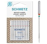 SCHMETZ Nähmaschinennadeln | 10 Jersey-Nadeln | 130/705 H SUK | Nadeldicke 70/10 | auf Allen gängigen Haushaltsnähmaschinen einsetzbar | geeignet für das Verarbeiten von Jersey, Strick- und Wirkw