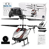 XIAOKEKE Mini RC Helikopter, Robustes RTF (Ready to Fly) Modell Für Einsteiger, Mit 3-Kanal IR-Fernbedienung, Für Kinder Ab 8 Jahren, Kinder,Schw