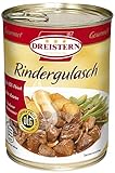 DREISTERN Rindergulasch 540g I leckeres G