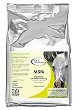 Makana MSM (Methylsulfonylmethan) für Tiere, 99,9% rein, 1000 g Beutel (1 x 1 kg)