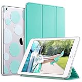 ULAK iPad 9.7 Zoll 2018/2017 Hülle, iPad 9.7'' [Klassische Serie] PU Leder Tasche Schutzhülle Transluzent Rücken Deckel mit Auto Schlaf/Wach Funktion Tablet Case für iPad 2018/2017 (9.7 Zoll) - M