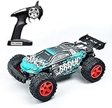 Kioiien Kinderspielzeug 1/12 Strom elektrisch angetrieben RC Auto 2,4 GHz 4-Rad-Laufwerk Hochgeschwindigkeitsfernbedienung Auto Alle Geländefahrzeuge Crawler Buggy Car Telecontrol Spielzeug Geschenk