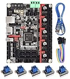 BIGTREETECH SKR 2 Steuerplatine für 3D-Drucker, neues Upgrade Silent Board basierend auf SKR V1.4 Turbo DIY Motherboard kompatibel TMC2209/2208, DRV8825 Unterstützung TFT-Display, LCD (mit 5 TMC2209)
