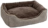 Kerbl 81316 Kuschelbett Samuel, 60 x 50 x 17 cm, silber/dunkelg