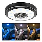 Leselicht LED Auto KFZ Farbwechsel, KFZMAN Magnetisch Auto Dach Nachtlicht Kofferraum Lampe USB Wiederaufladbare LED Leuchte für Auto/LKW/Schrank/Wand/Camping/Boot/Wohnwagen/Z